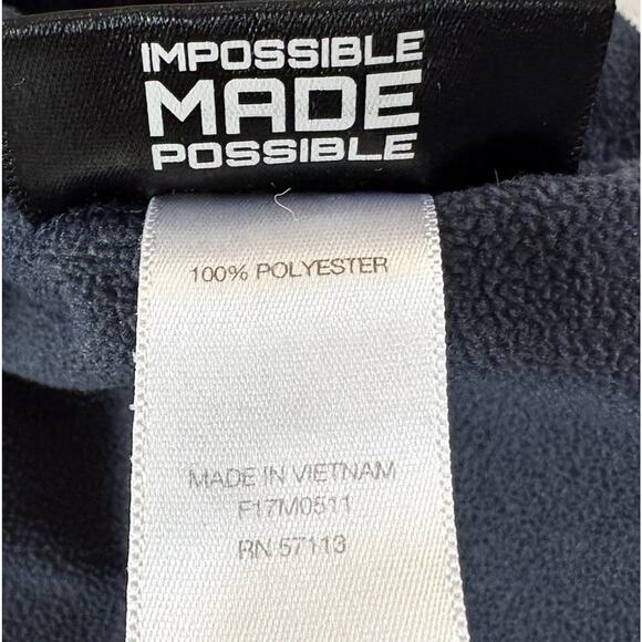 Eastern Mountain Sports EMS Women’s Sz Medium Gray-Blue Fleece Polartec 1/4 Zip - Picture 13 of 13